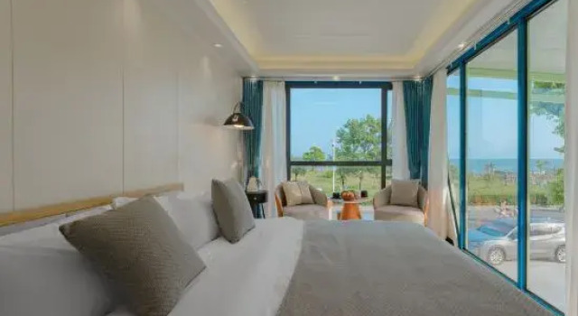 Campeggio con vista mare olive