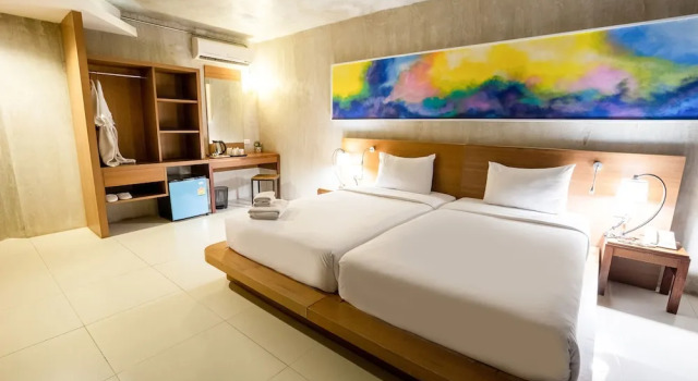 Номер Luxury с видом на сад B2 Sea View Pattaya Boutique & Budget Hotel
