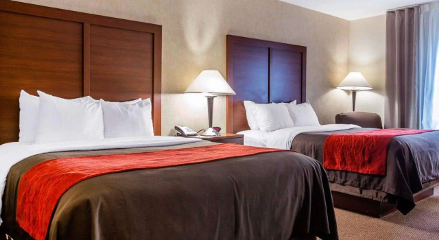 Четырёхместный номер Standard Comfort Inn & Suites adj to Akwesasne Mohawk Casino
