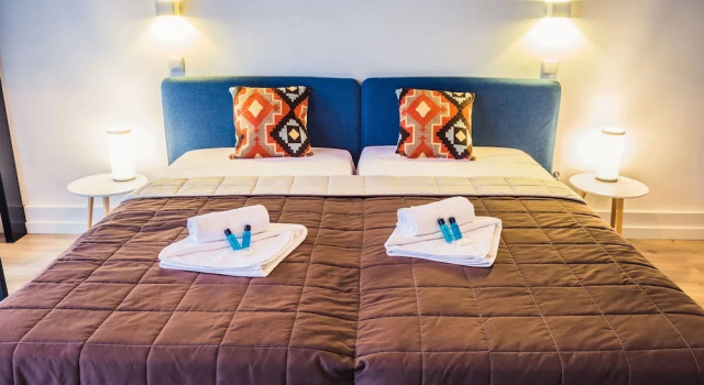 Четырёхместный номер Standard с балконом In Barcelos Hostel & Guest House