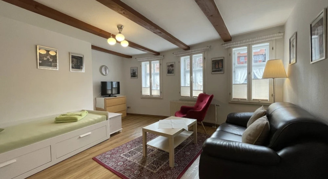 Апартаменты Comfort c 1 комнатой с видом на город Urlaub im Fachwerk - Klink