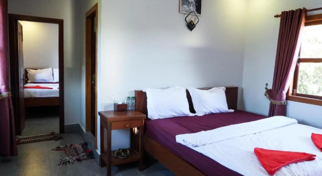 Трёхместный номер Standard с видом на горы Bamboo Bungalow