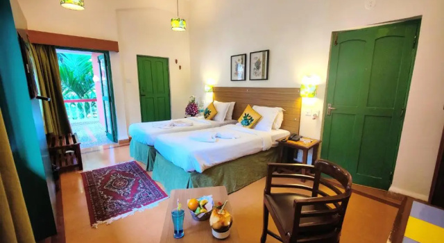 Коттедж с видом на сад Bambolim Beach Resort