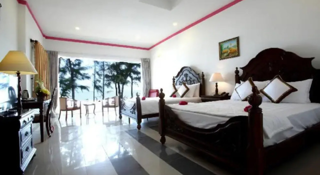 Семейное бунгало с частичным видом на океан Maxivic Beach Resort Phan Thiet