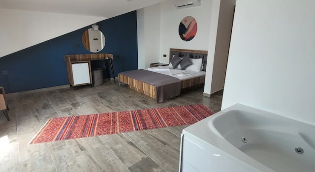 Двухместный номер Deluxe с балконом и с видом на море Olimpia Hotel