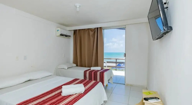 Трёхместный номер Standard с видом на океан Hotel Paraíso Natal