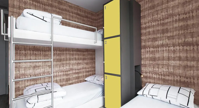 Кровать в общем номере Ovolo Aberdeen Harbour