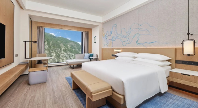 Camera doppia Standard con vista sulle montagne Delta Hotels by Marriott Jiuzhaigou