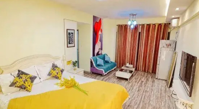 Люкс с видом на город Shuyuan hotel apartment (Lihai Asia international store, Nanning)