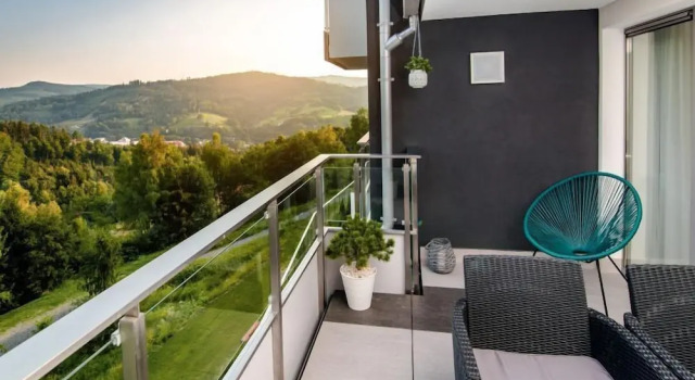 Апартаменты Prestige с балконом Apartament Na Urlop - Wisła Bukowa Góra - Apartamenty z widokiem na panoramę Wisły