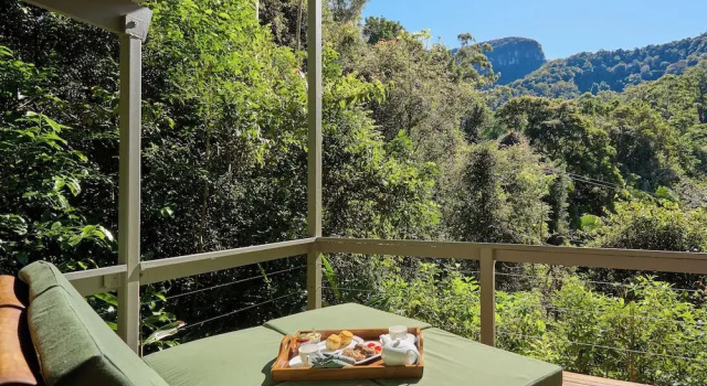 Двухместное бунгало Superior с видом на сад Crystal Creek Rainforest Retreat