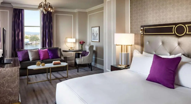 Двухместный номер Deluxe с видом на гавань Fairmont Empress Hotel
