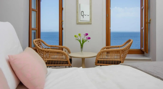 Двухместный номер Superior с видом на море Arion Syros Luxury Rooms and Suites