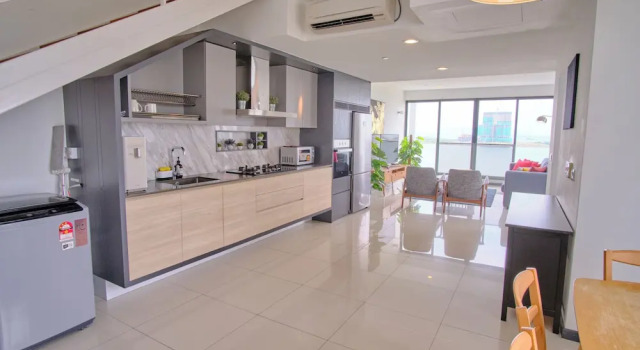 Апартаменты с частичным видом на море Family Suite Sunrise Gurney Penang