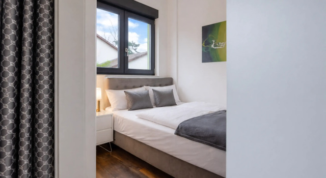Апартаменты Deluxe c 1 комнатой с балконом Eco Smart Apartments Erlangen
