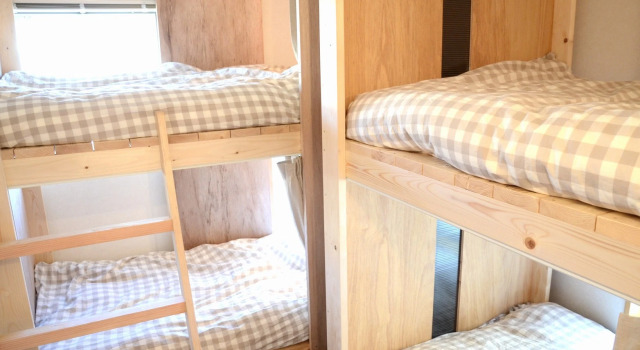 Кровать в общем номере (женский номер) Sai no Tsuno Guest House