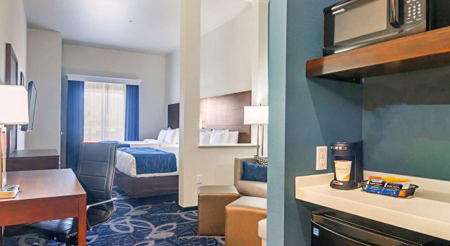 Четырёхместный люкс Comfort Inn & Suites Oklahoma City South I-35