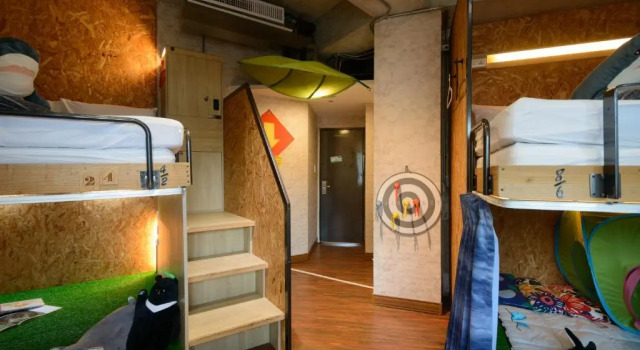 Двухместный семейный номер Standard Hualien Wow Hostel