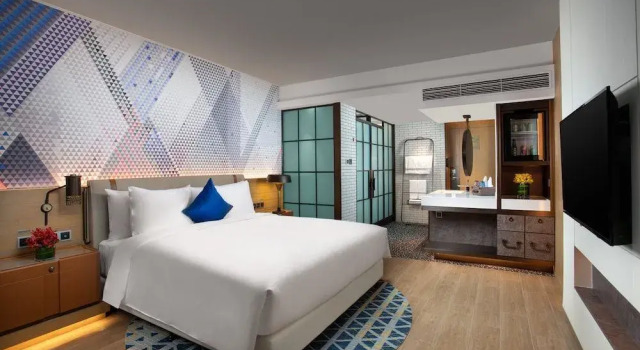 Hotel Indigo Hainan Xiangshui Bay, Book Hotel Hoteller i Lingshui med pool, Swimmingpool
