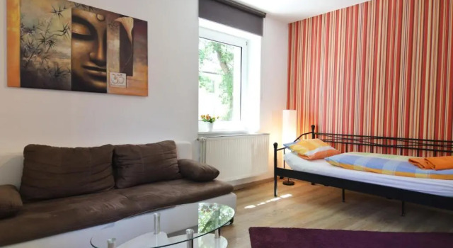 Апартаменты Цокольный этаж с 2 комнатами Top Apartmentwohnungen Veltins Arena