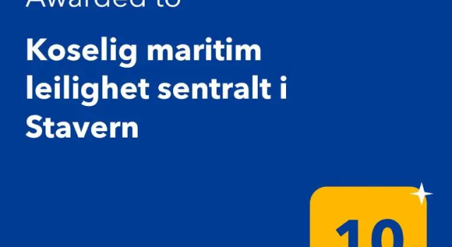 Апартаменты Koselig maritim leilighet sentralt i Stavern