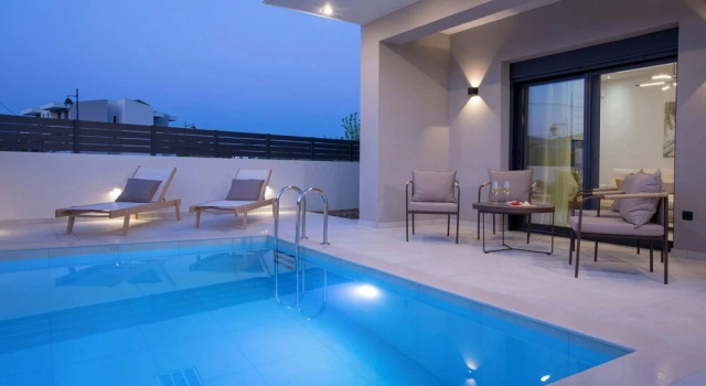 Двухместный люкс c 1 комнатой с видом на город Pomaria Boutique Residences