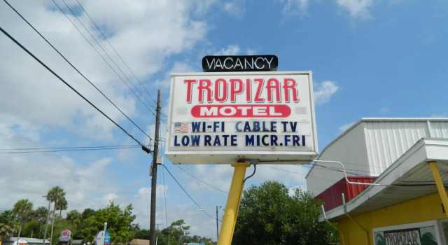 Tropizar Motel, Забронировать Мотель Мотели Daytona Beach Area, Мотель
