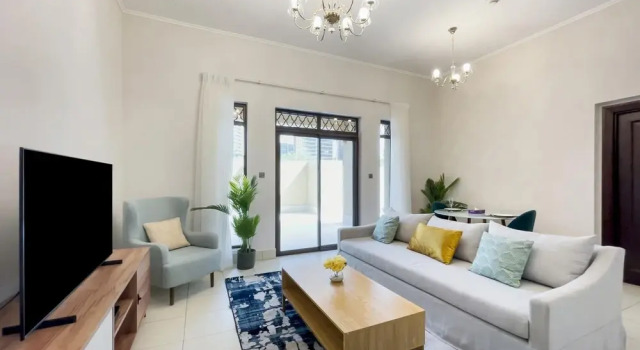 1-br Dazingly lit Downtown, Забронировать Отель Даунтаун Дубай , рядом с Дубайский аквариум