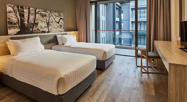 Двухместный номер Standard с балконом и с видом на сад Serenity Hotel Spa & Onsen