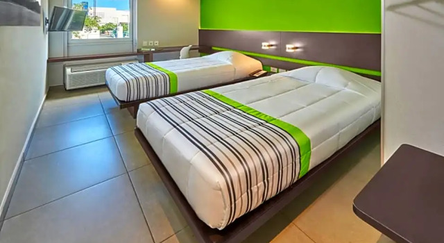 Двухместный номер Standard с красивым видом из окна City Express Junior by Marriott Cancun
