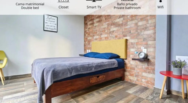 R04 LUXURY STUDIO INSPIRE a 5 MIN DEL ITESM CEM, Prenota Appartamento Ciudad López Mateos 