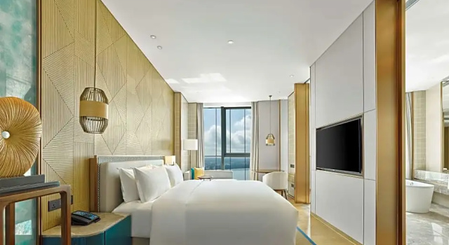 Номер Premium с видом на океан Hilton Hainan Ocean Flower Island