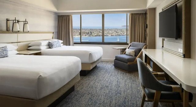 Двухместный номер Deluxe с видом на залив Marriott Marquis San Diego Marina