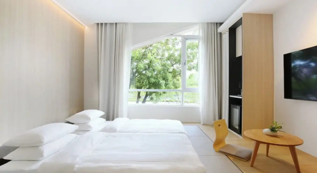 Standardowy dwuosobowy pokój z widokiem na miasto Dandy Hotel-Daan Park Branch