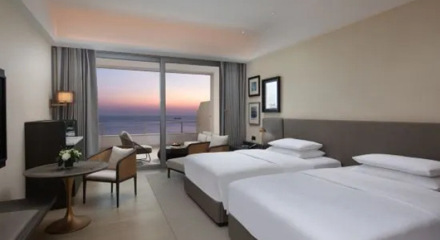 Семейный люкс с видом на море Grand New Century Resort Silver Beach Beihai