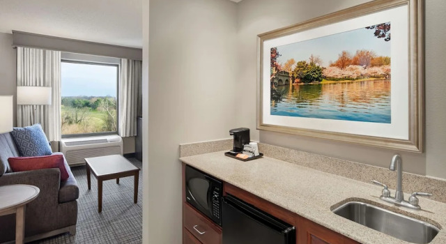 Одноместный люкс Hampton Inn & Suites Alexandria Old Town Area South