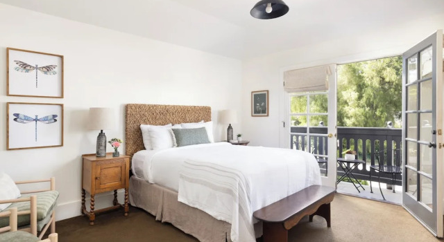 Двухместный номер Deluxe с балконом The Ballard Inn, A Kirkwood Collection Hotel