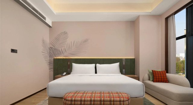 Люкс Deluxe Hilton Garden Inn Shaoxing Yuecheng South