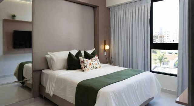 Апартаменты Beautiful and Luxury apartment 1BR pool&gym - 505
