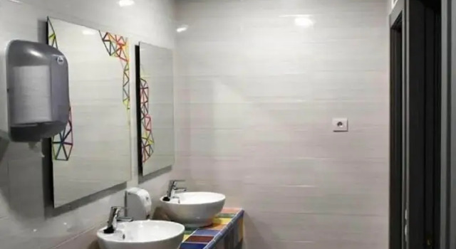 Кровать в общем номере Albergue Bide-Ona