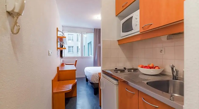 Двухместная студия Standard Appart’City Confort Lyon Gerland