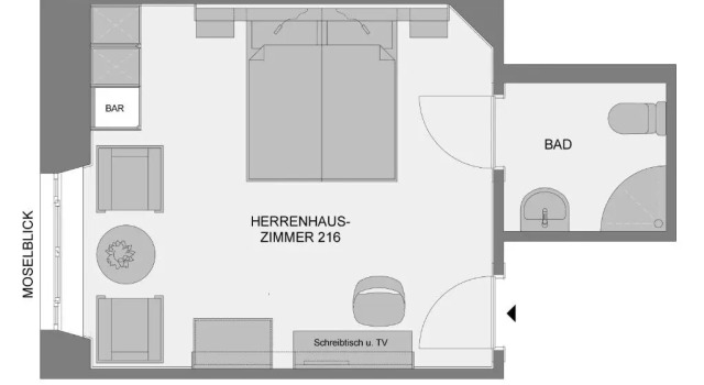 Двухместный номер Standard с красивым видом из окна Weinhotel St. Stephanus