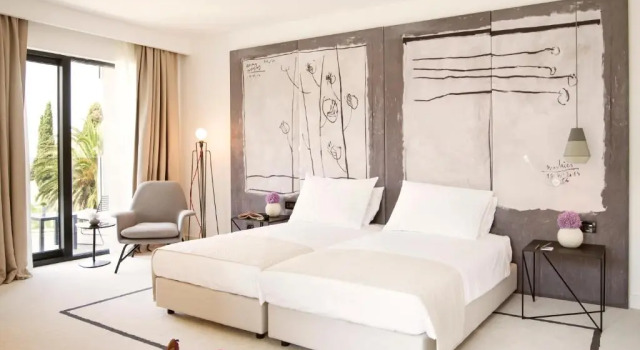 Двухместный номер Premium с балконом и с видом на море Hotel Kompas