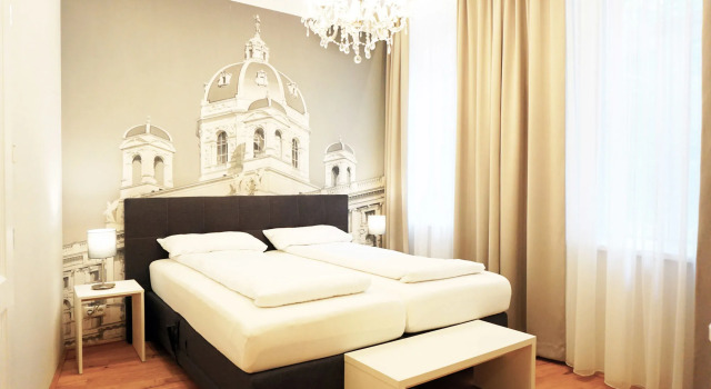 Room 55, Prenota Hotel 05. Margareten Vienna, vicino a Stazione Ferroviaria di Matzleinsdorfer Platz