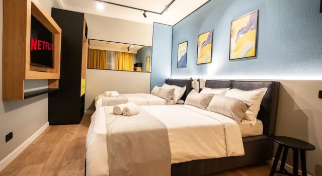 Студия Deluxe с балконом Luxury Apart-Hotel Bucharest
