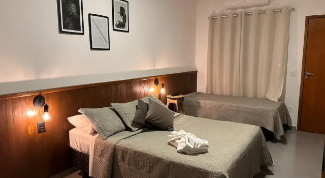 Четырёхместный номер Comfort с балконом Hotel Fazenda Morro De Santo Agostinho