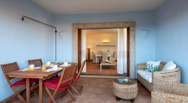 It is located on the ground floor and consists of a large room with a double bed, a bathroom with a-MOLARA 1_PT, Book Hotel Golfo Aranci Emerald Coast