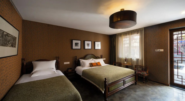 Семейный номер Standard Цокольный этаж с видом на внутренний двор Hotel Cote Cour Beijing
