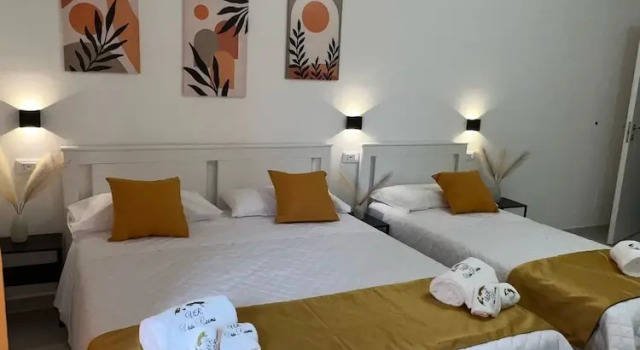 Standard- tredobbelt værelse med altan med byudsigt Vida Rooms
