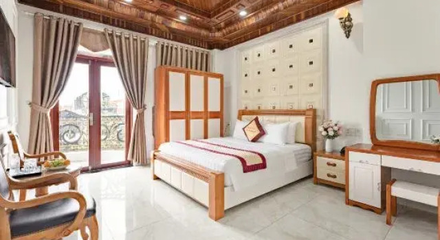 Кровать в общем номере HÙNG MIAMI HOTEl - 3 SAO